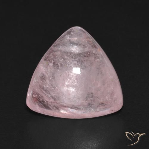 5.33ct Натуральный Кораллово-розовый Морганит, Триллион, Прозрачный