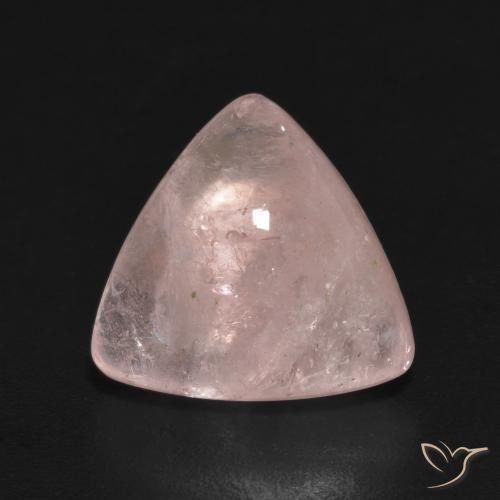 4.96ct Натуральный Светло-розовый разных оттенков Морганит, Триллион, Прозрачный