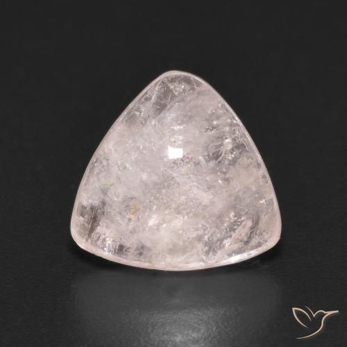2.95ct Натуральный Фламинго Розовый Морганит, Триллион, Прозрачный