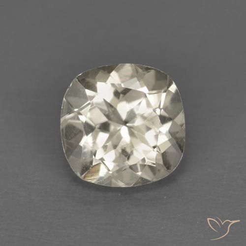 0.72ct Натуральный Светло-желтый Морганит, Подушка, Чистота VS