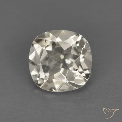 0.72ct Натуральный Светло-желтый Морганит, Подушка, Чистота VS