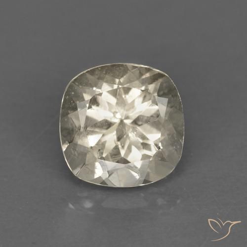 0.82ct Натуральный Светло-желтый Морганит, Подушка, Чистота VS