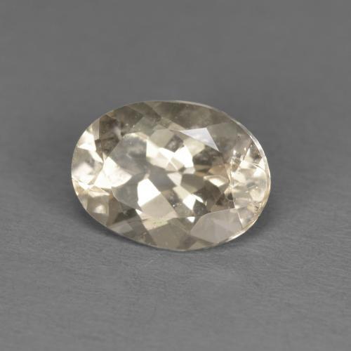 Натуральный золотой морганит 1,14 карата огранка овал, чистота VS