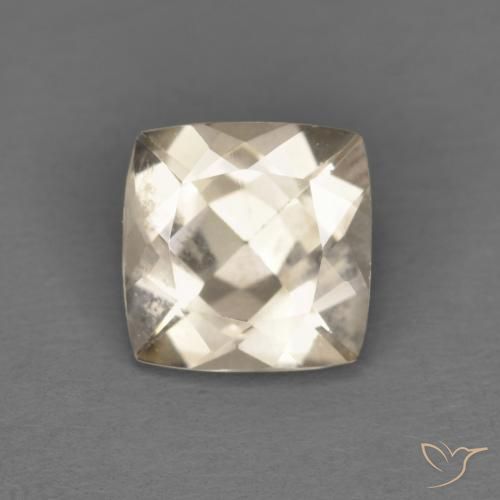 0.88ct Натуральный Светло-золотистый Морганит, Подушка, Чистота VS