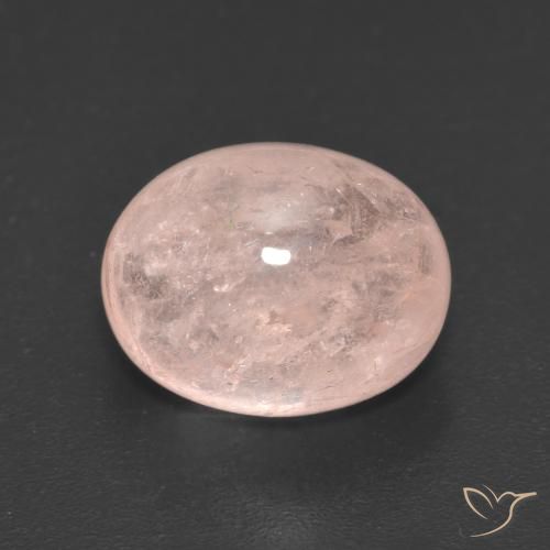 5.18ct Натуральный Средний розовый Морганит, Овал, Полупрозрачный