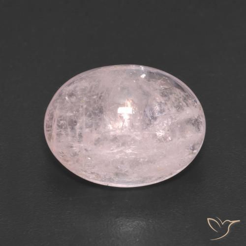 4.01ct Натуральный Кораллово-розовый Морганит, Овал, Полупрозрачный