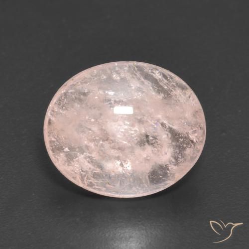 3.55ct Натуральный Светло-розовый Морганит, Овал, Прозрачный