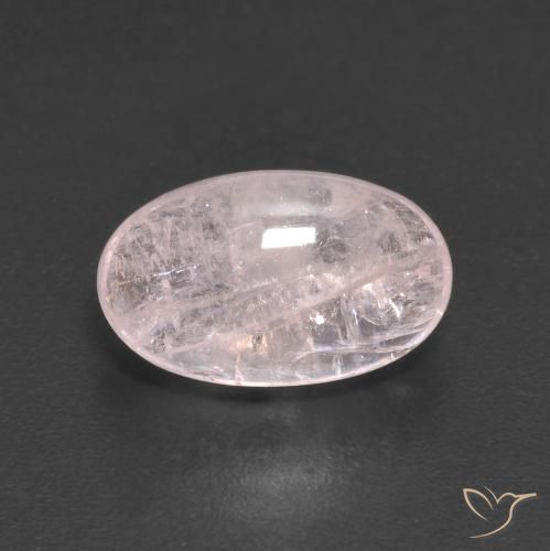 3.16ct Натуральный Фламинго Розовый Морганит, Овал, Прозрачный
