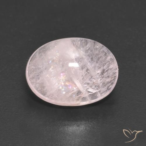 3.20ct Натуральный Светло-розовый Морганит, Овал, Прозрачный