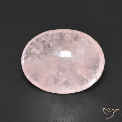 5.54ct Натуральный Светло-розовый Морганит, Овал, Прозрачный