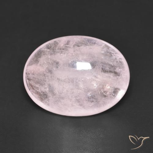 7.10ct Натуральный Очень светло-розовый Морганит, Овал, Прозрачный