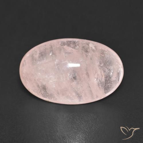 6.70ct Натуральный Кораллово-розовый Морганит, Овал, Прозрачный