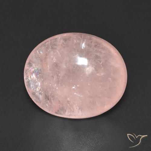 6.33ct Натуральный Фламинго Розовый Морганит, Овал, Прозрачный