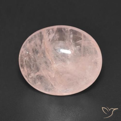 4.45ct Натуральный Средний розовый Морганит, Овал, Прозрачный