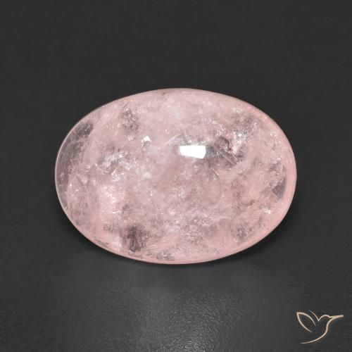6.49ct Натуральный Средний розовый Морганит, Овал, Прозрачный