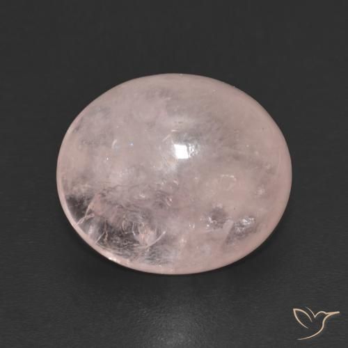 4.90ct Натуральный Кораллово-розовый Морганит, Овал, Прозрачный