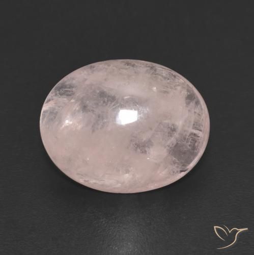 4.89ct Натуральный Светло-кораллово-розовый Морганит, Овал, Прозрачный