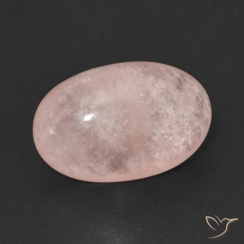 7.67ct Натуральный Фламинго Розовый Морганит, Овал, Полупрозрачный
