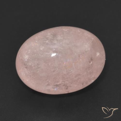 9.93ct Натуральный Светло-розовый Морганит, Овал, Полупрозрачный