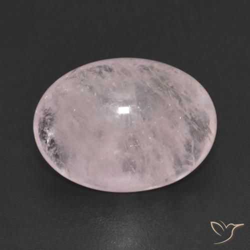7.19ct Натуральный Светло-кораллово-розовый Морганит, Овал, Прозрачный