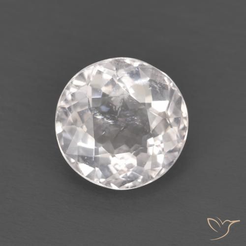 1.11ct Натуральный Светло-розовый Морганит, Круглый, Чистота VS