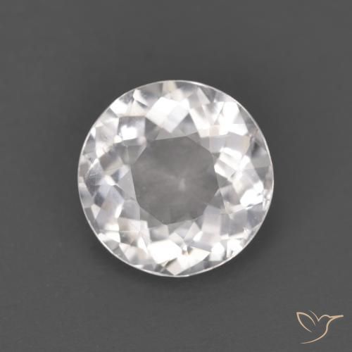 1.07ct Натуральный Светло-розовый Морганит, Круглый, Чистота VS