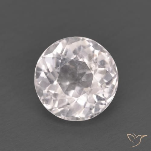 1.32ct Натуральный Светло-розовый Морганит, Круглый, Чистота VS