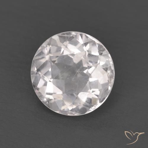 1.33ct Натуральный Светло-розовый Морганит, Круглый, Чистота VS