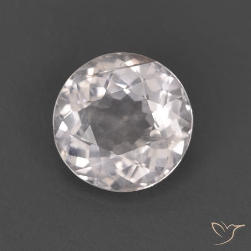 1.14ct Натуральный Светло-розовый Морганит, Круглый, Чистота VS
