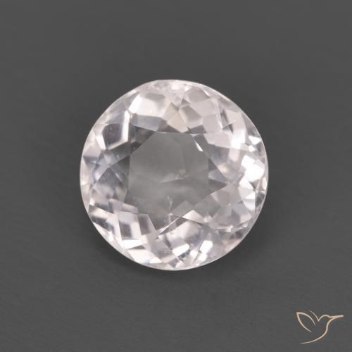 1.15ct Натуральный Светло-розовый Морганит, Круглый, Чистота VS
