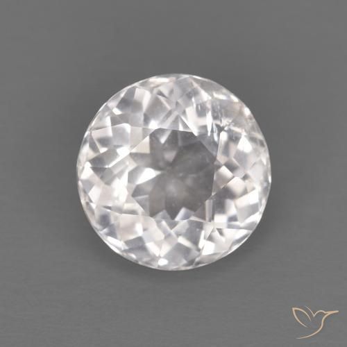1.17ct Натуральный Очень светло-розовый Морганит, Круглый, Чистота VS