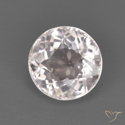 1.45ct Натуральный Очень светло-розовый Морганит, Круглый, Чистота VS
