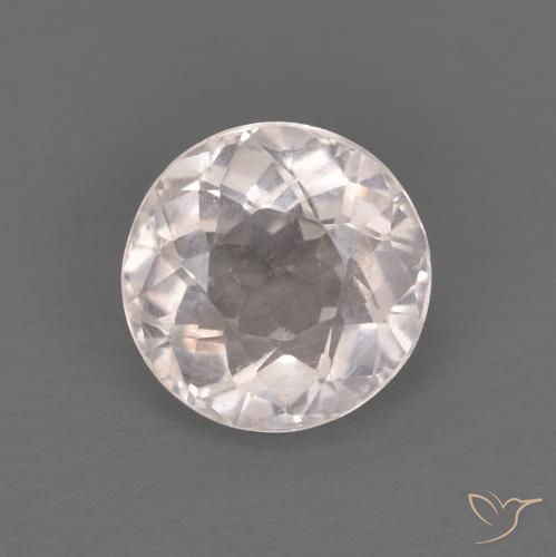 1.16ct Натуральный Очень светло-розовый Морганит, Круглый, Чистота VS