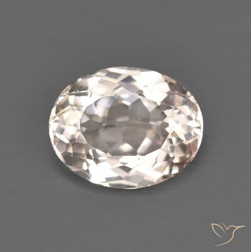 2.66ct Натуральный Medium Light-Pink Морганит, Овал, VVS-VS