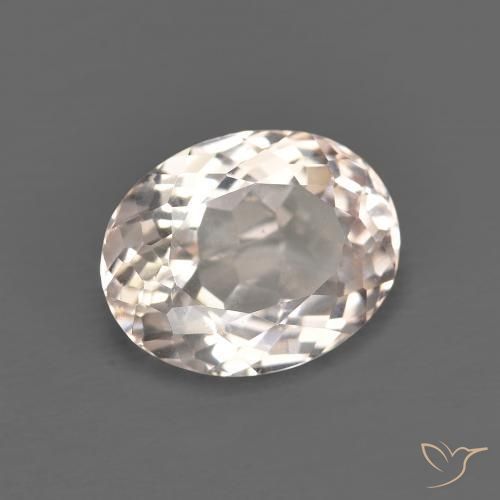 2.66 карата, натуральный Medium Light-Pink Морганит, Овал, VVS-VS
