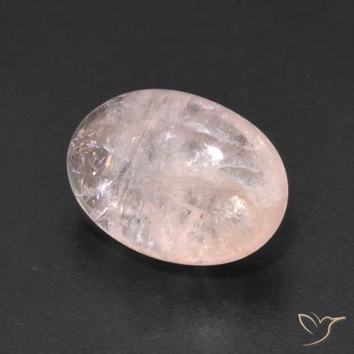 4.51ct Натуральный Средний розовый Морганит, Овал, Прозрачный