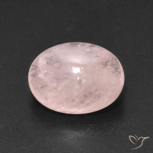 4.19ct Натуральный Medium Light-Pink Морганит, Овал, Полупрозрачный