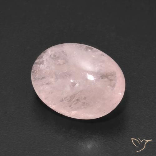 4.19 карата, натуральный Medium Light-Pink Морганит, Овал, Полупрозрачный