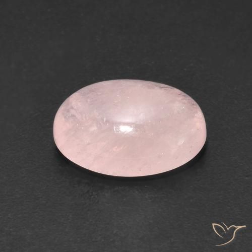 4.19 карата, натуральный Medium Light-Pink Морганит, Овал, Полупрозрачный