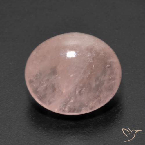 6.38ct Натуральный Фламинго Розовый Морганит, Овал, Прозрачный