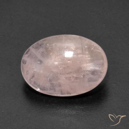 3.88ct Натуральный Средний розовый Морганит, Овал, Прозрачный