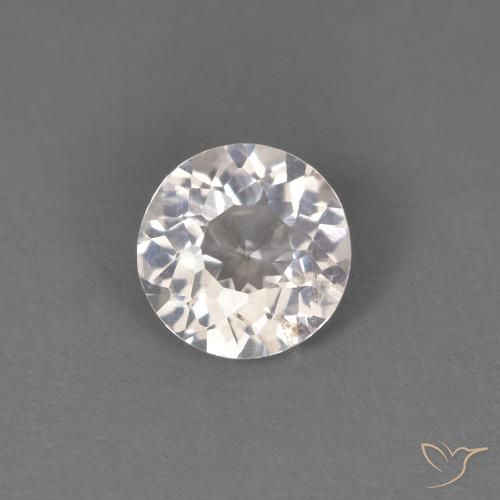 0.41ct Натуральный Очень светло-розовый Морганит, Круглый, Чистота VS
