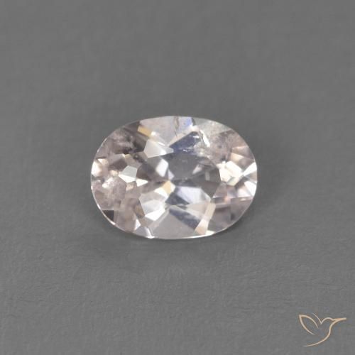 0.32ct Натуральный Оранжево-розовый Морганит, Овал, Чистота VS
