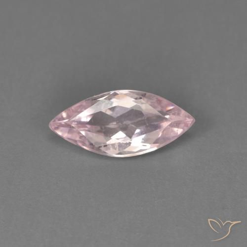 0.48ct Натуральный Светло-розовый Морганит, Маркиза, Чистота VS