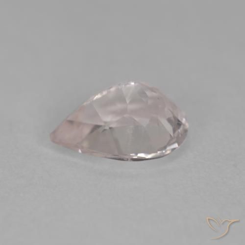 0.69 карата, натуральный Medium Light-Pink Морганит, Форма груши, Чистота VS