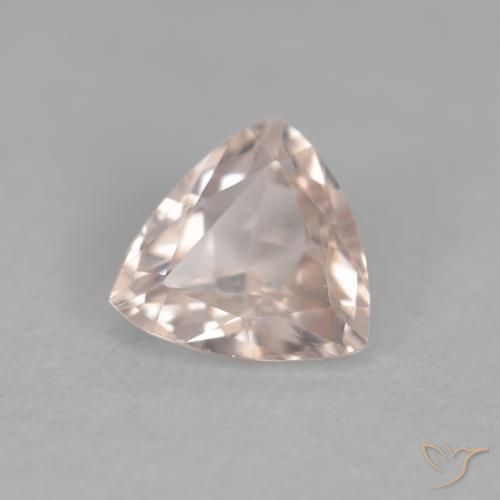 0.37 карата, натуральный Medium Light-Pink Морганит, Триллион, VVS-VS