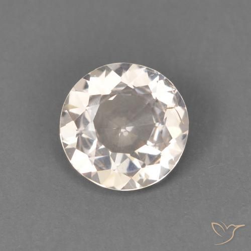 0.40ct Натуральный Medium Light-Pink Морганит, Круглый, Чистота VS