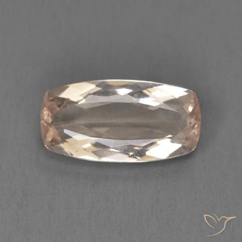 1.38ct Натуральный Средний розовый Морганит, Подушка, VVS-VS