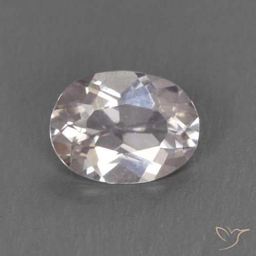 0.34ct Натуральный Светло-розовый Морганит, Овал, Чистота VS