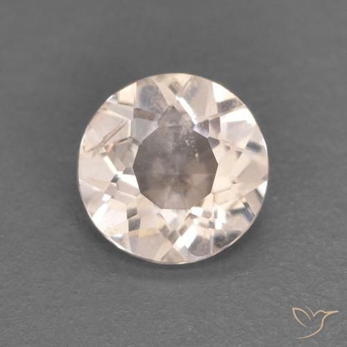 0.34ct Натуральный Очень светло-розовый Морганит, Круглый, Чистота VS